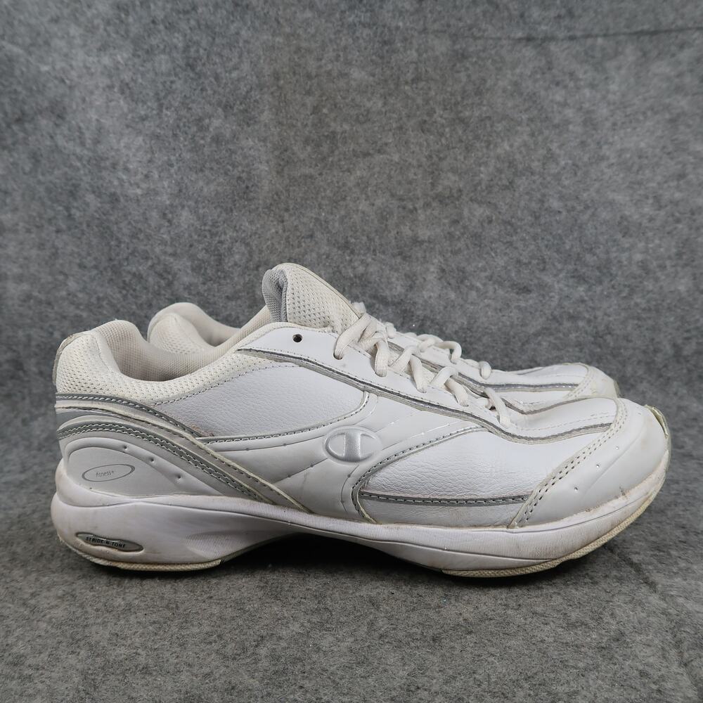 Champion Shoes Womens 8.5 Athletic Trainers Fitness Sneaker Workout Active White